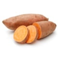 Two sweet potatoes.
