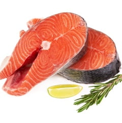 Poisson cru à cuire.