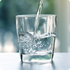 Tasse d’eau.