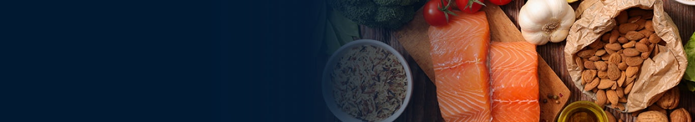 Variety of healthy food options