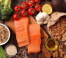 Variety of healthy food options.