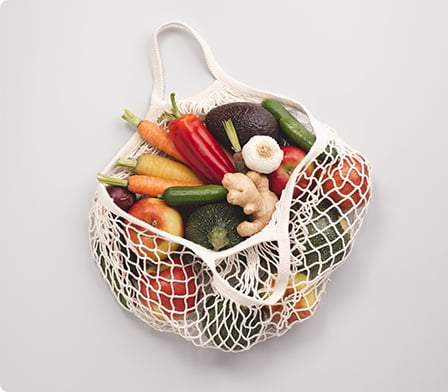 Fresh vegetables.