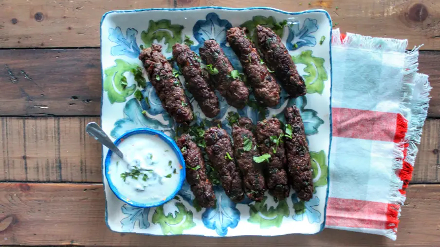 Les seekh kebabs de Tamania Les seekh kebabs de Tamania