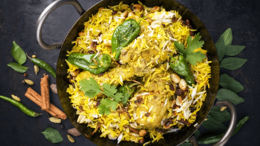 Poulet biryani Poulet biryani