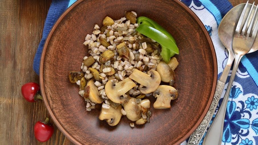 Salade de farro et champignons Salade de farro et champignons