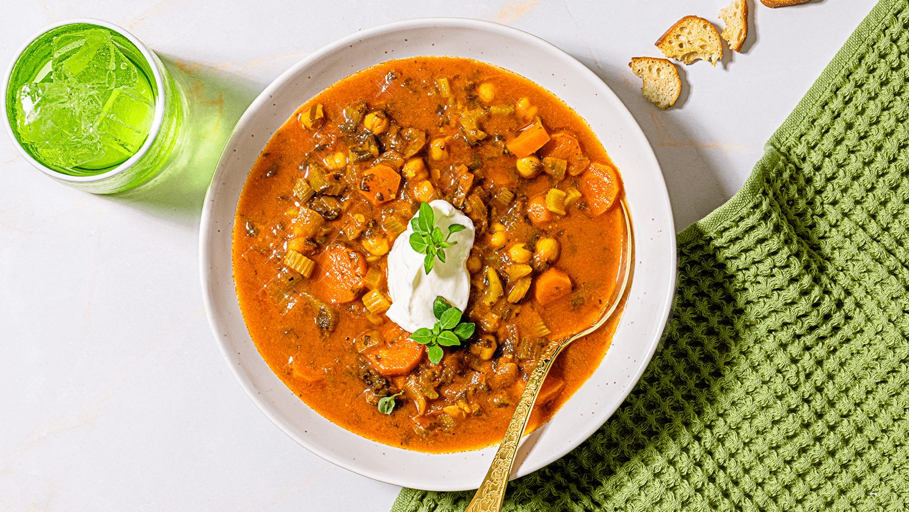 Soupe marocaine harira aux pois chiches Soupe marocaine harira aux pois chiches