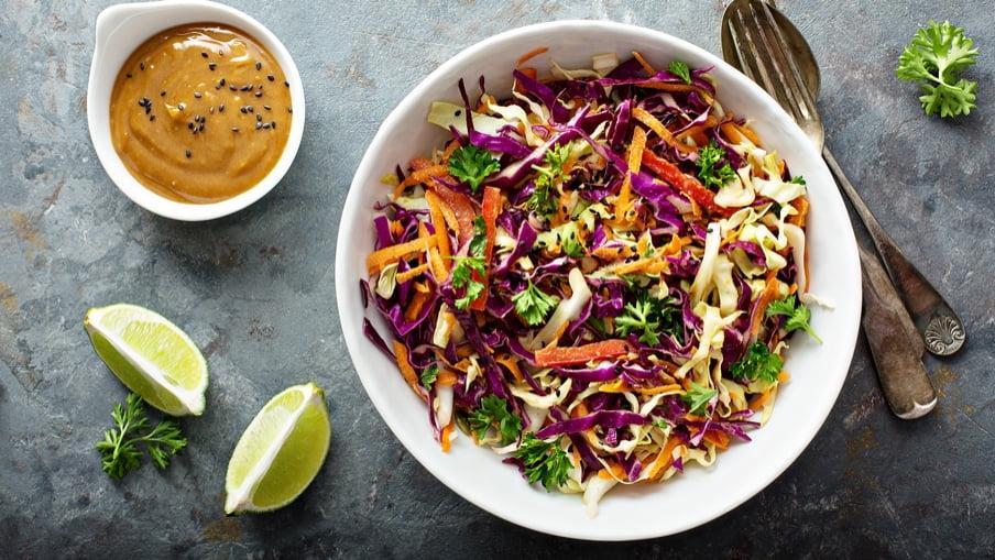Japanese Sesame Slaw.