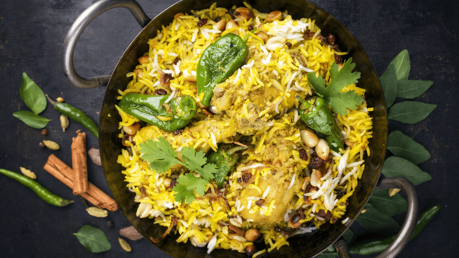 Chicken biryani