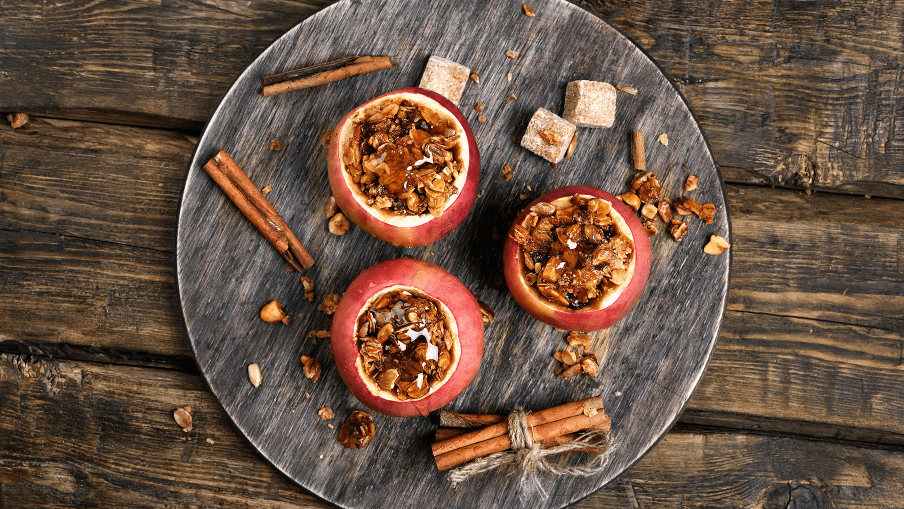 Stuffed apples.